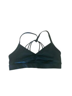 Alo Strappy Blue-Green Sports Bra